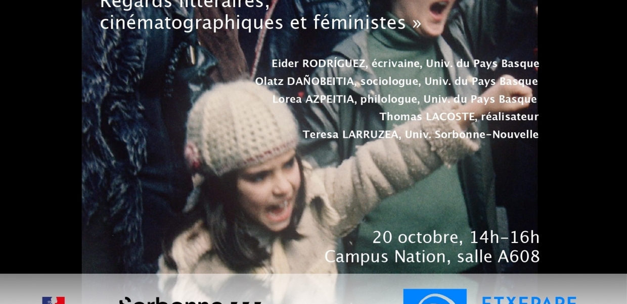Sorbonne Nouvelle: mesa redonda ‘El conflicto vasco. Miradas literarias, cinematográficas y feministas’