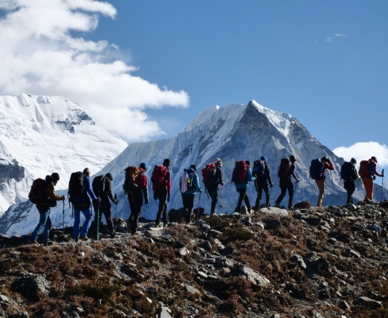 Basque - Sherpa exchange at 6000 metres