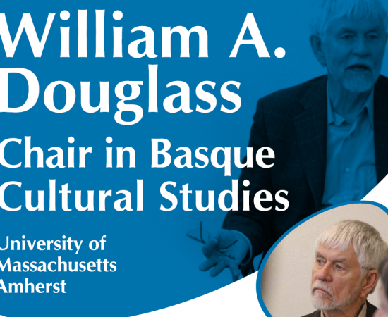    William A. Douglass Chair katedra irailaren 26an zabalduko dute Massachusettsen
